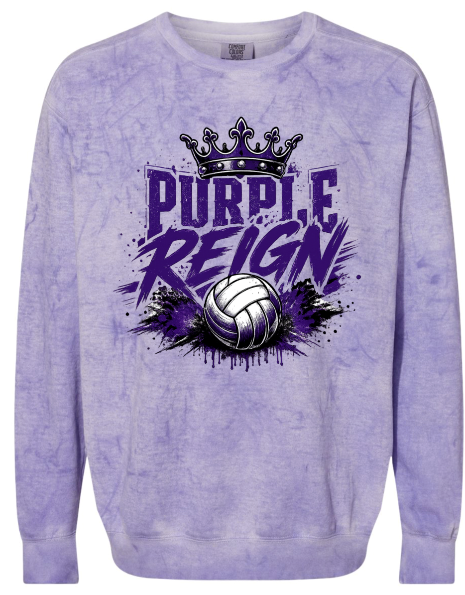 Crew Neck - Purple Smoke - Purple Reign