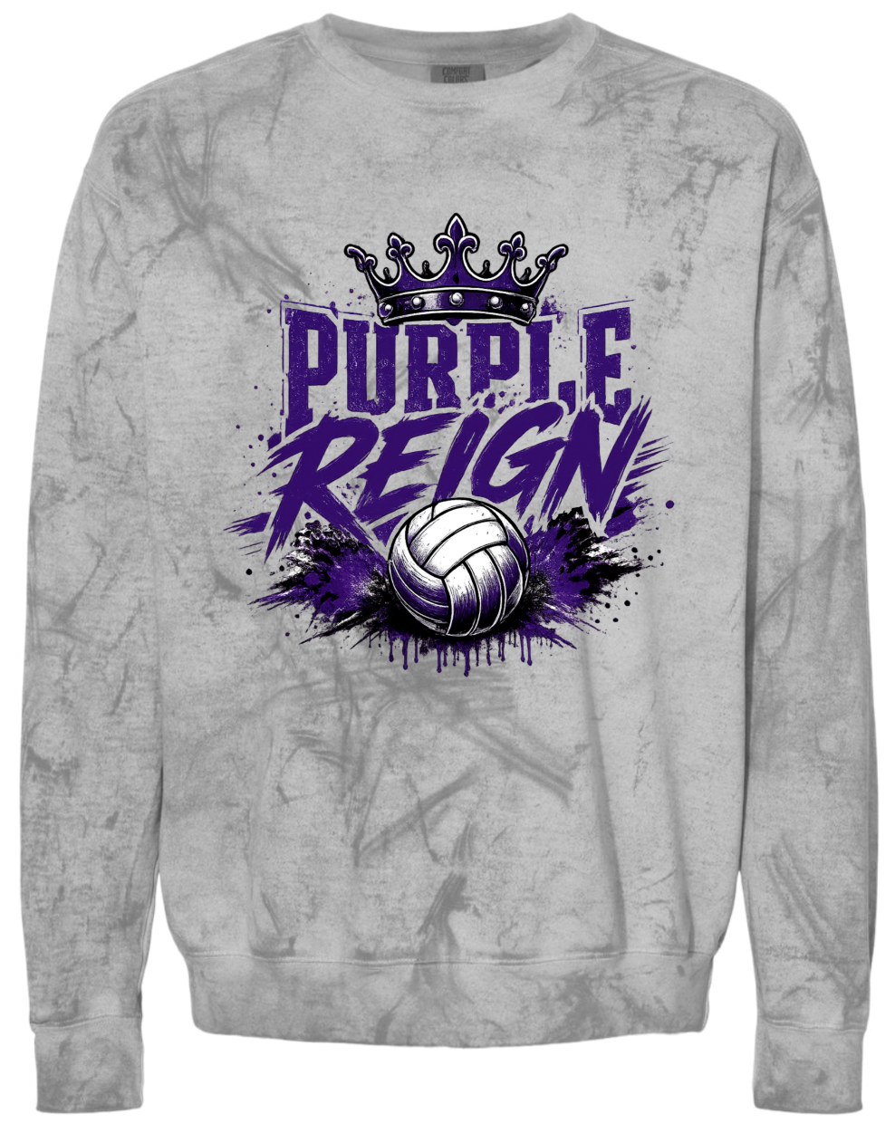 Crew Neck - Smoke - Purple Reign