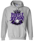 Hoodie - Sport Grey - Purple Reign
