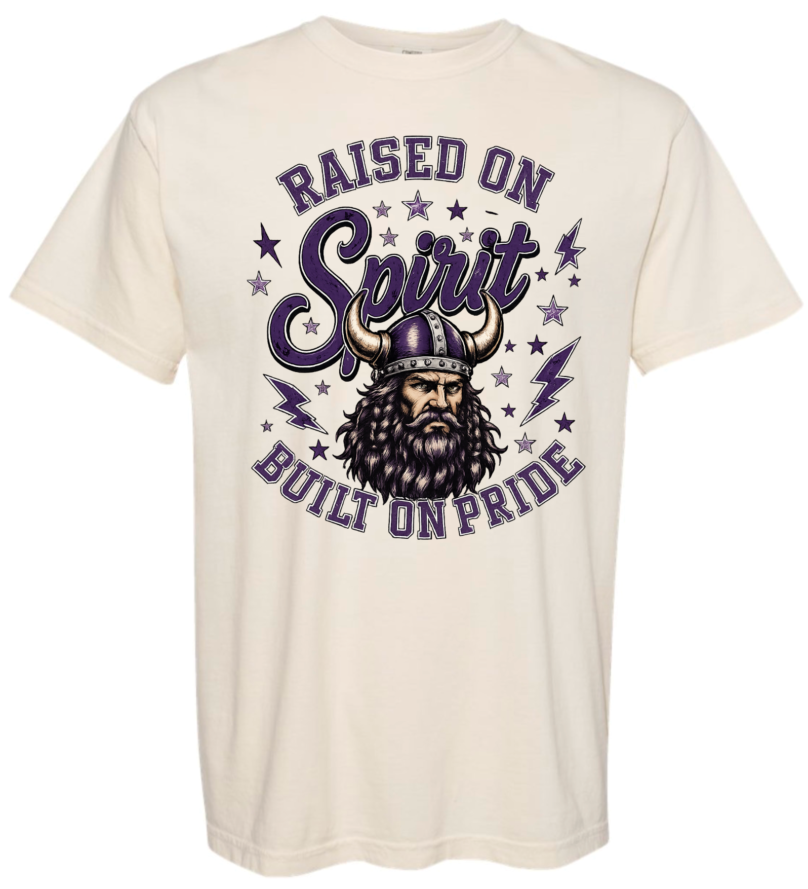 T-Shirt - Ivory - Raised On Spirit