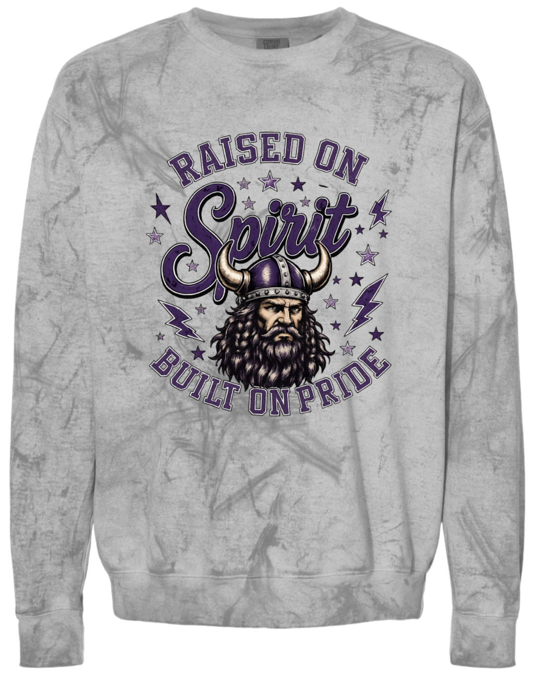 Crew Neck - Smoke - Raised On Spirit