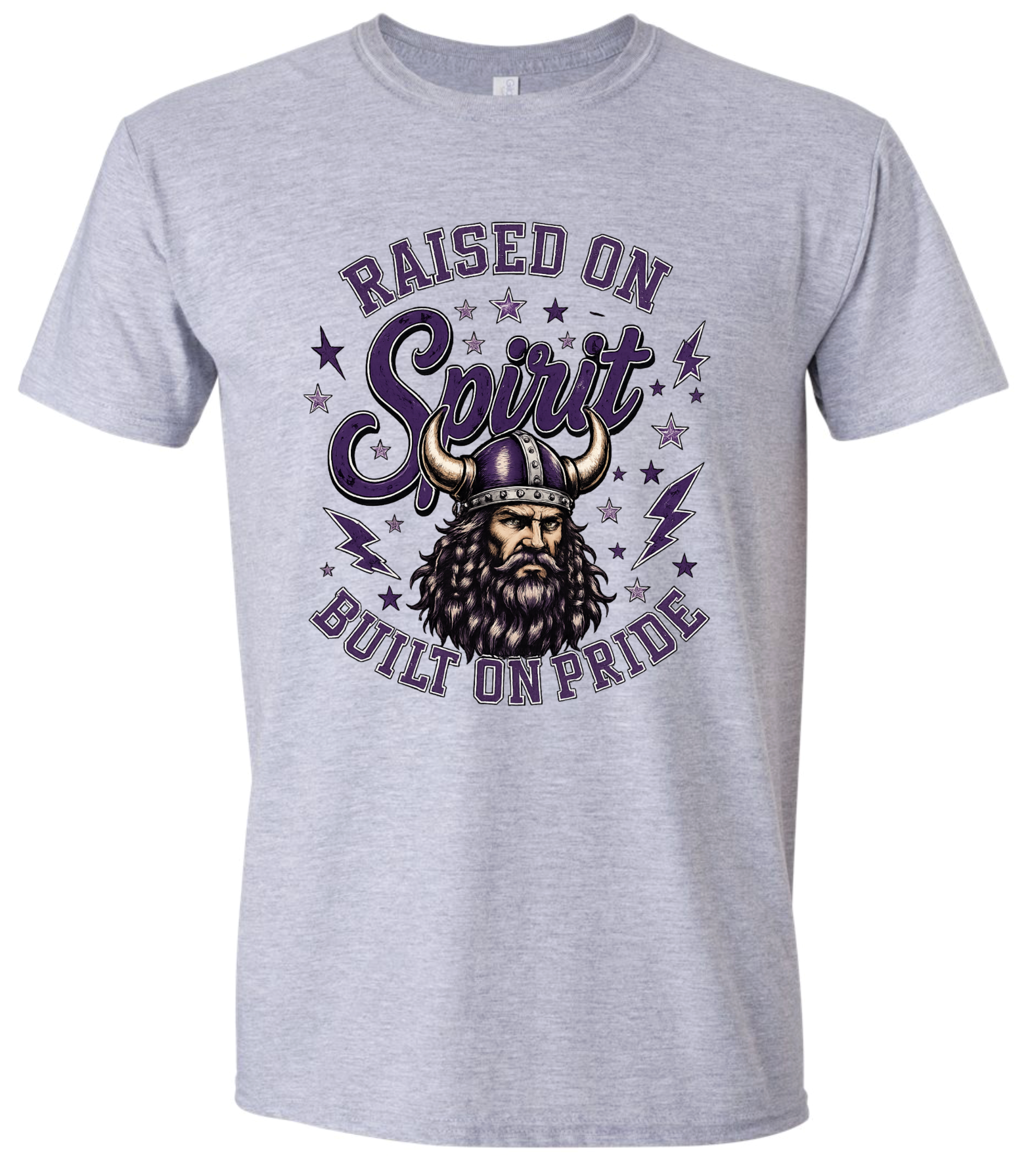 T-Shirt - Sport Grey -  Raised On Spirit