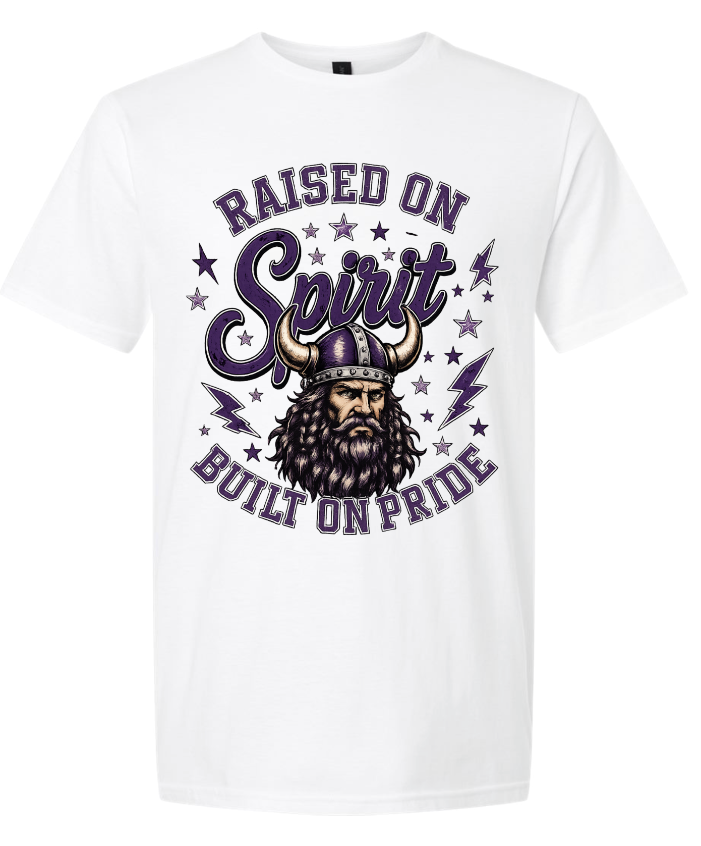 T-Shirt - White -  Raised On Spirit