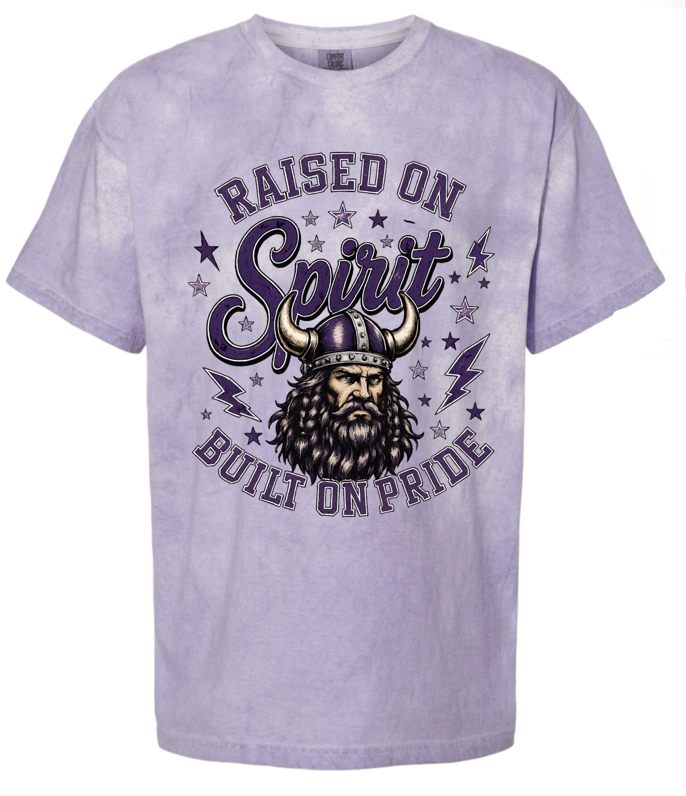 T-Shirt - Purple Smoke - Raised On Spirit