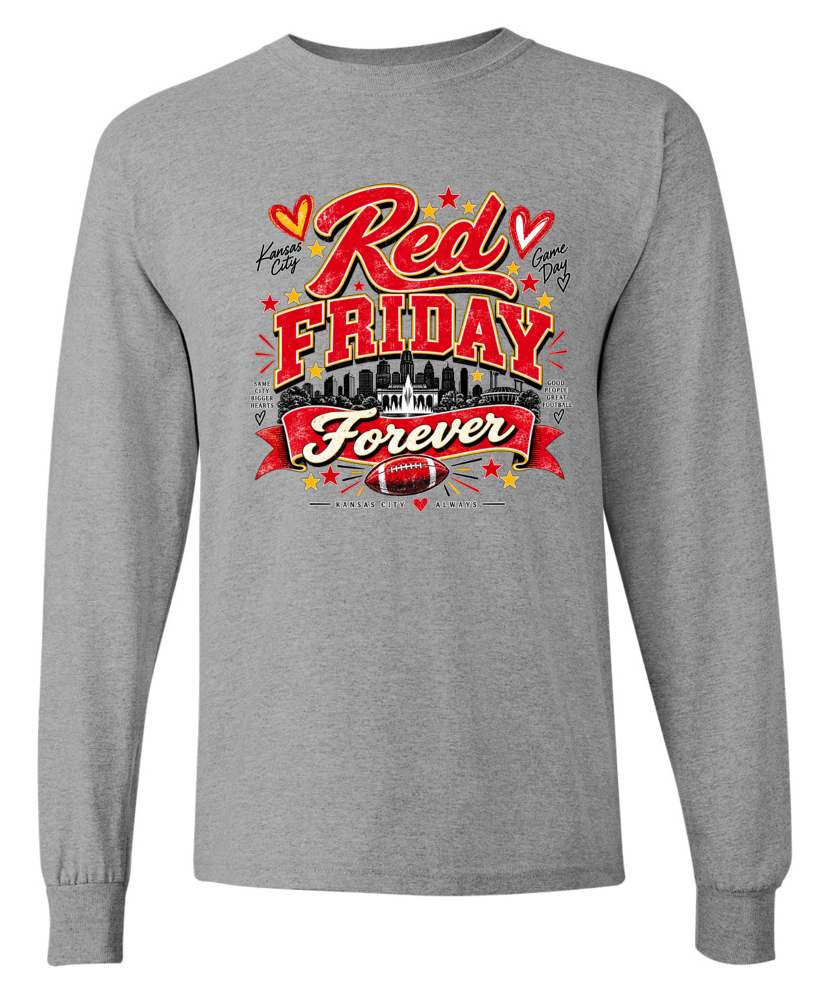 Long Sleeve - Sport Grey - Friday Forever