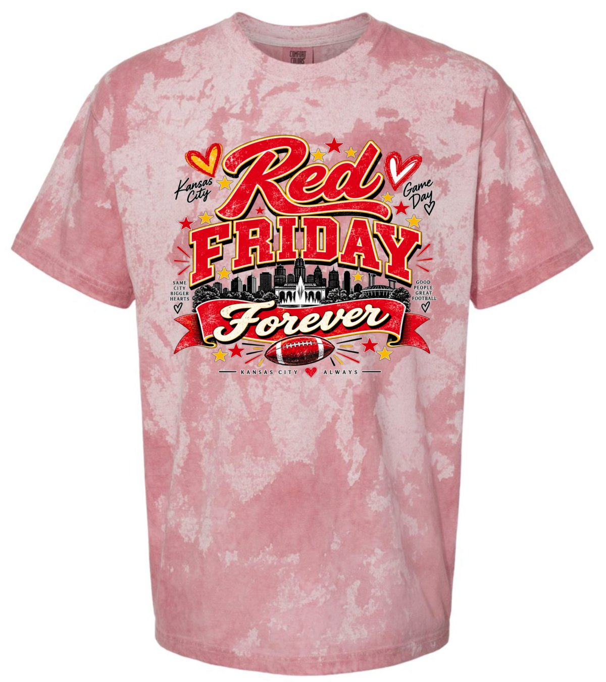 T-Shirt - Red Smoke - Friday Forever