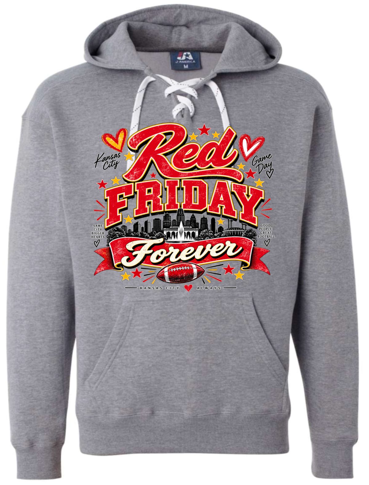 Hoodie lace - Sport Grey - Friday Forever