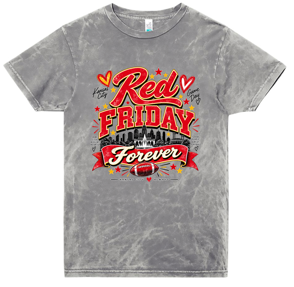 T-Shirt - Silver Acid - Friday Forever