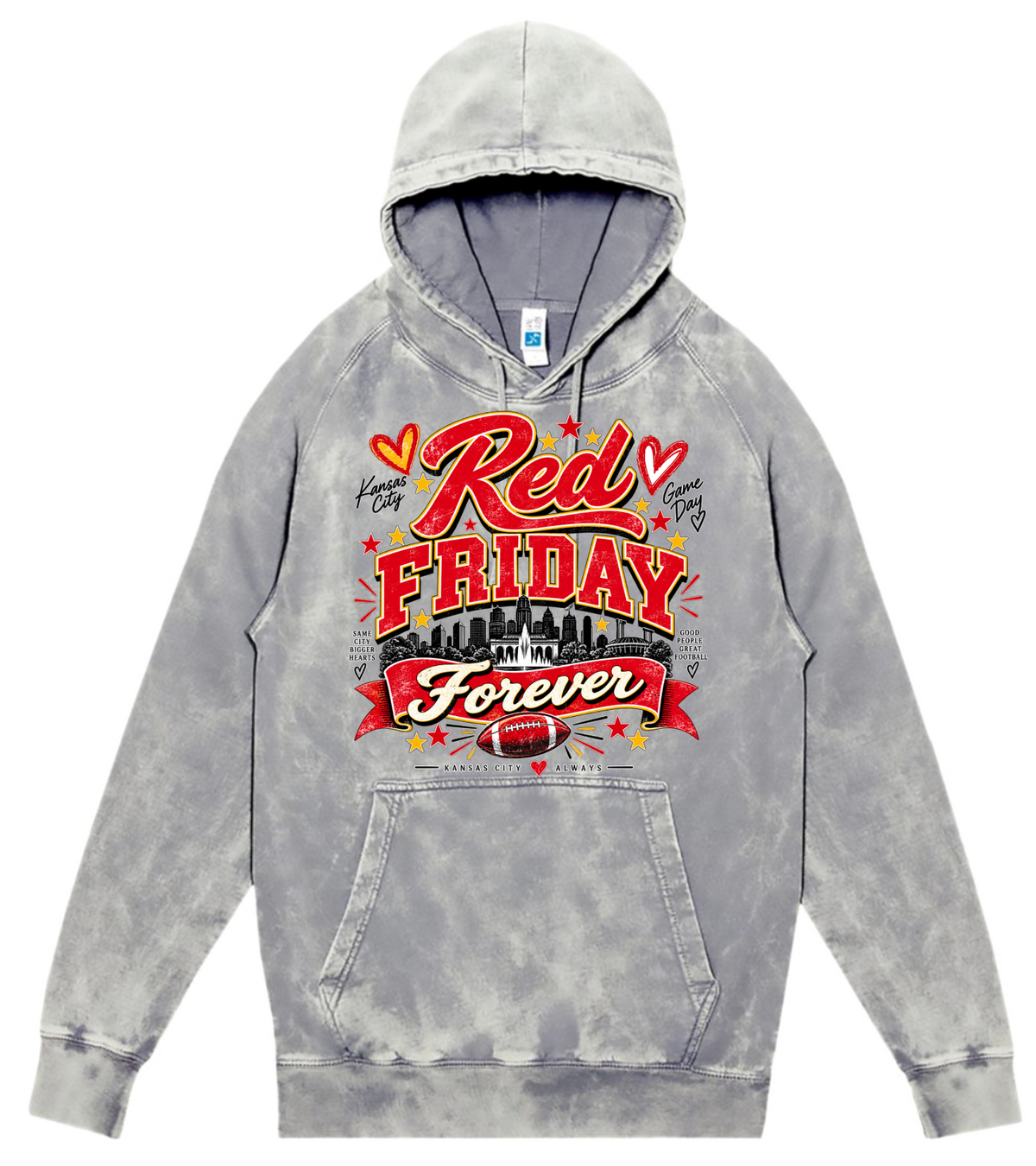Hoodie - Silver Acid - Friday Forever