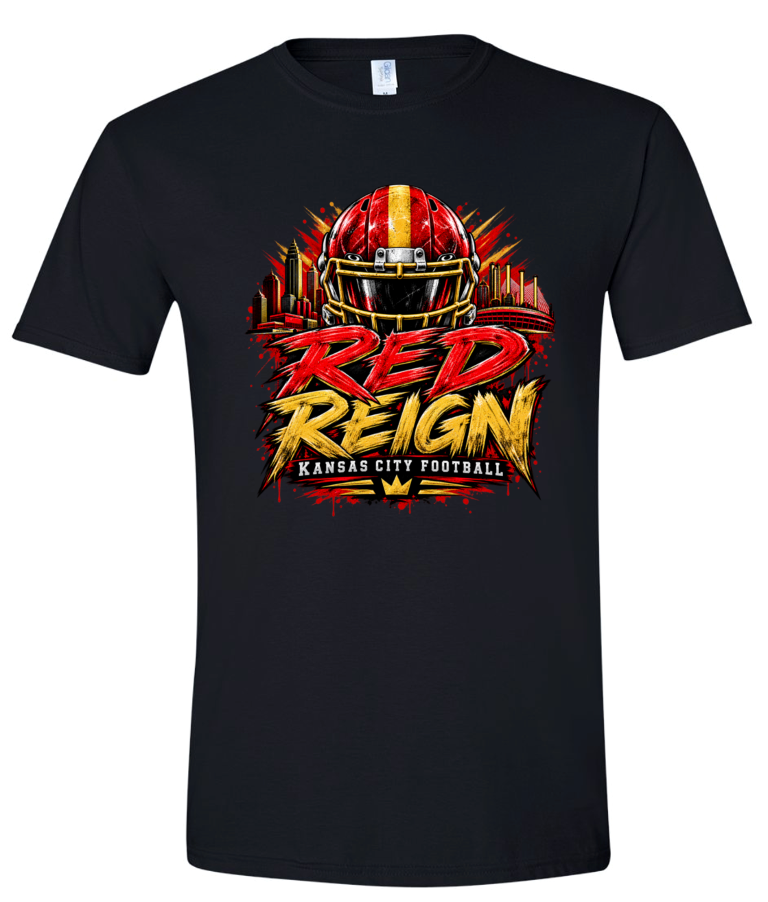 T-Shirt - Black - Red Reign