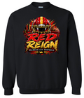 Crew Neck - Black - Red Reign