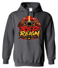 Hoodie - Charcoal - Red Reign