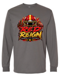 Long Sleeve - Charcoal - Red Reign