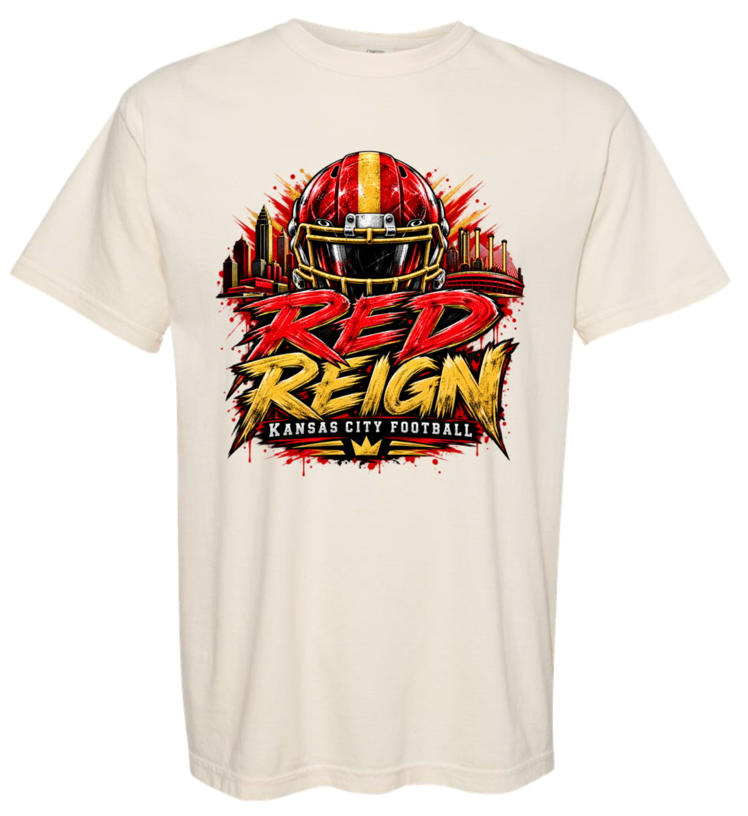 T-Shirt - Ivory - Red Reign