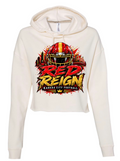 Crop Hoodie - Ivory - Red Reign