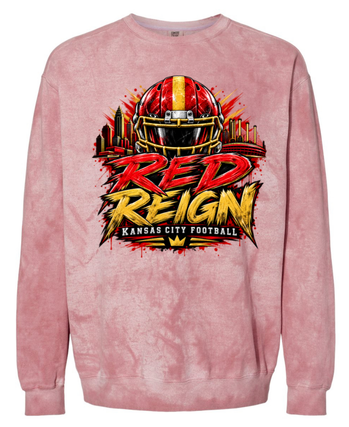 Crew Neck - Red Smoke - Red Reign