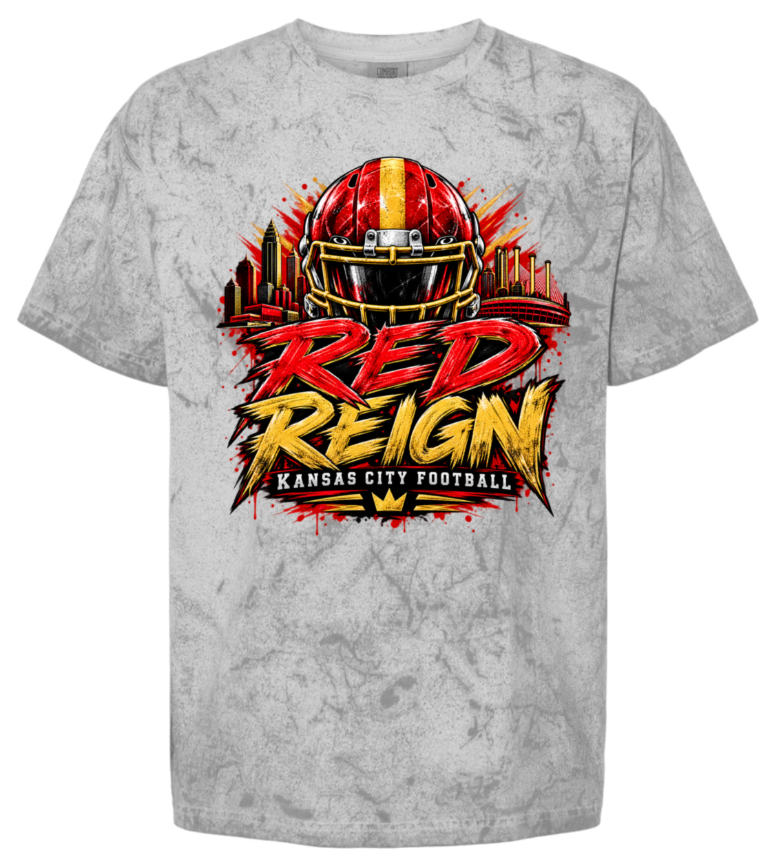 T-Shirt - Smoke - Red Reign