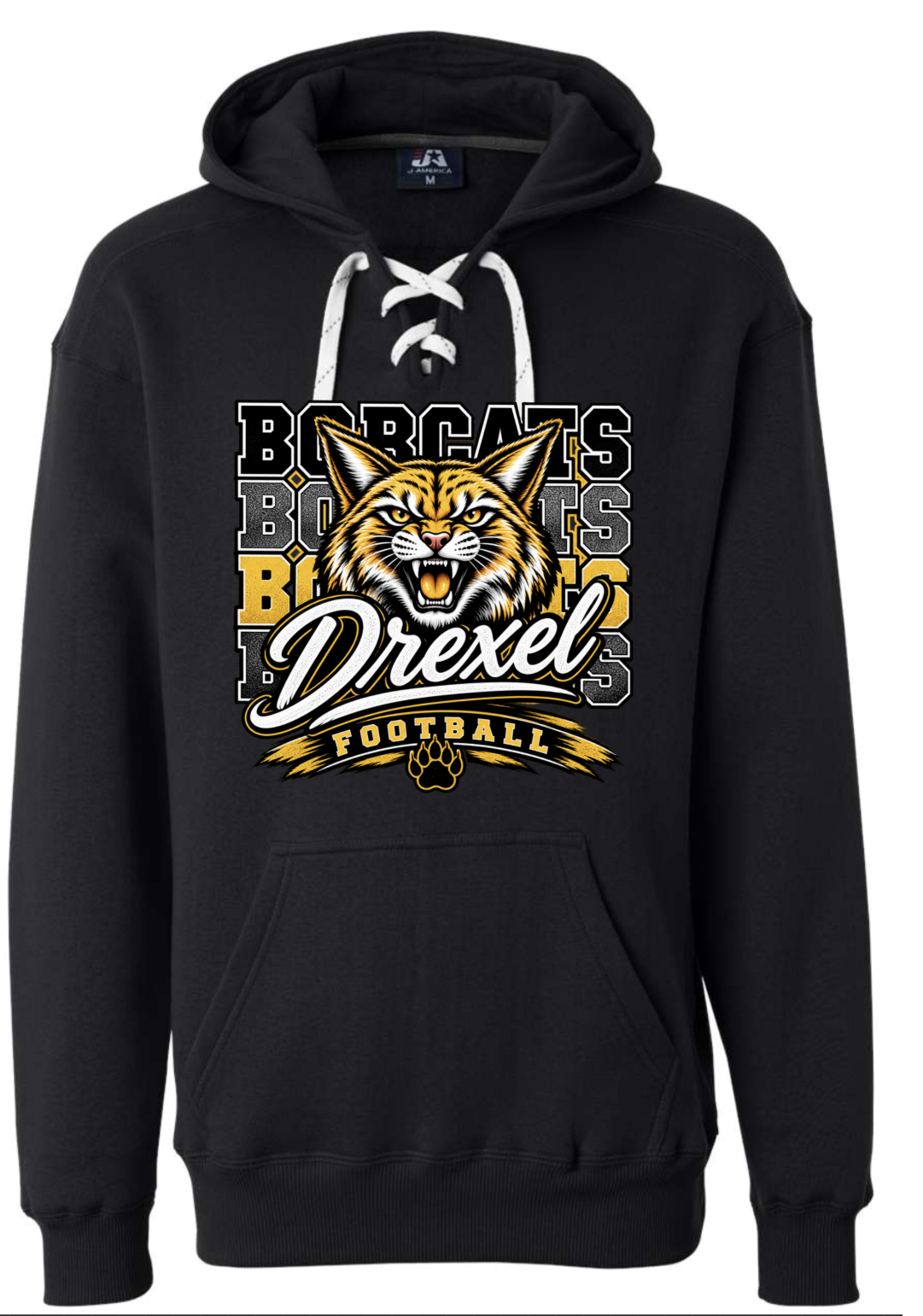 Hoodie lace - Black - Repeat