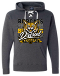 Hoodie lace - Charcoal - Repeat