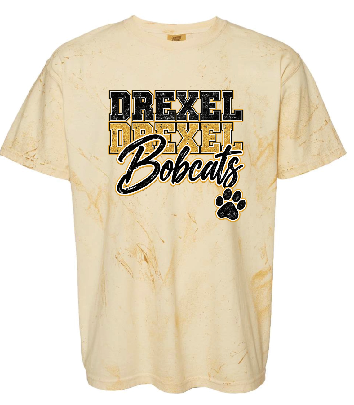 T-Shirt - Gold Smoke - Paw Repeat