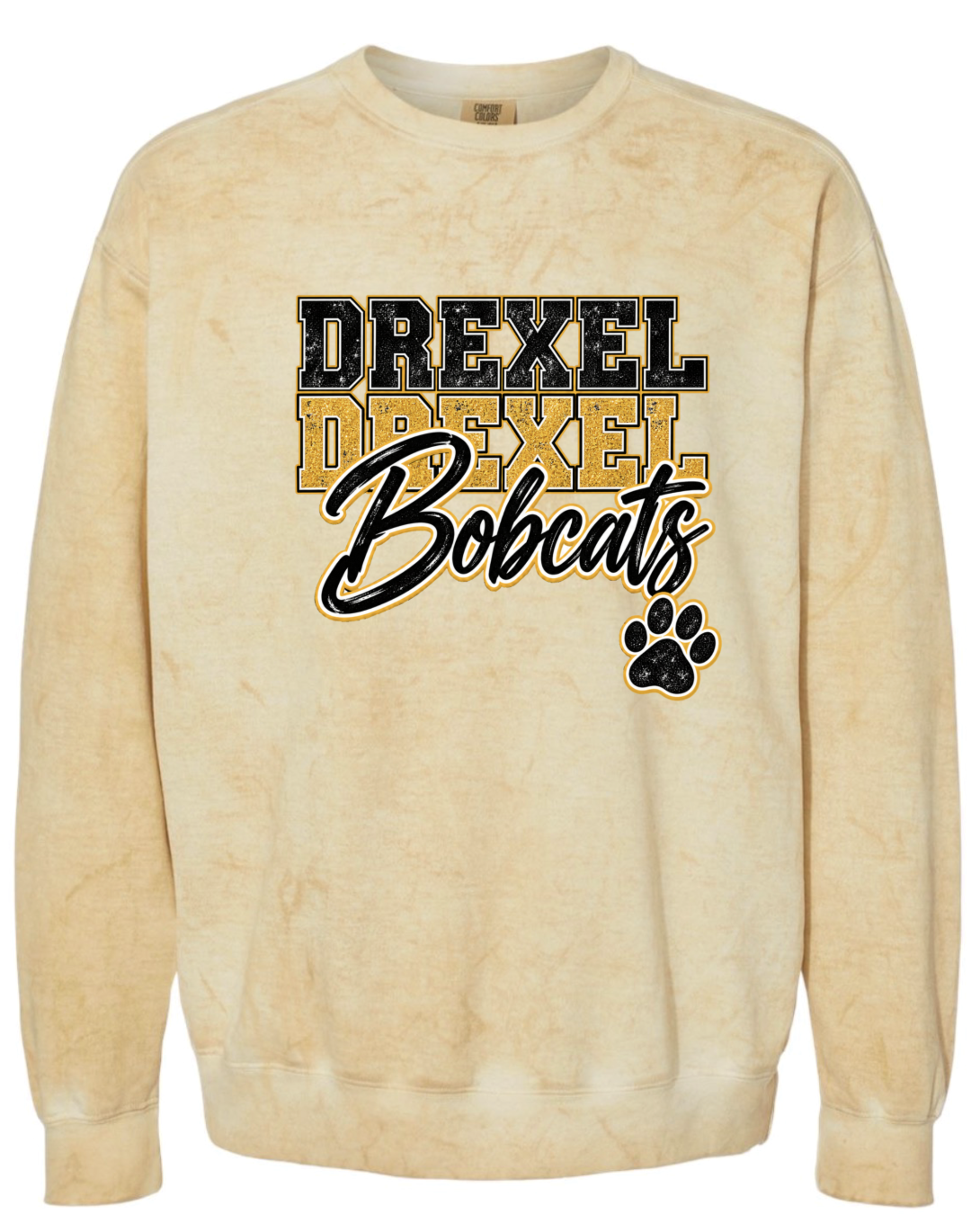 Crew Neck - Gold Smoke - Paw Repeat