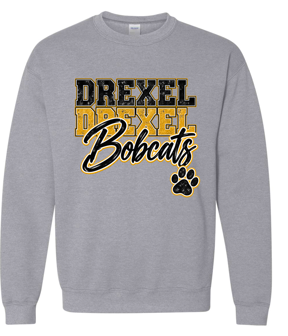 Crew Neck - Sport Grey - Paw Repeat