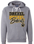 Hoodie lace - Sport Grey - Paw Repeat