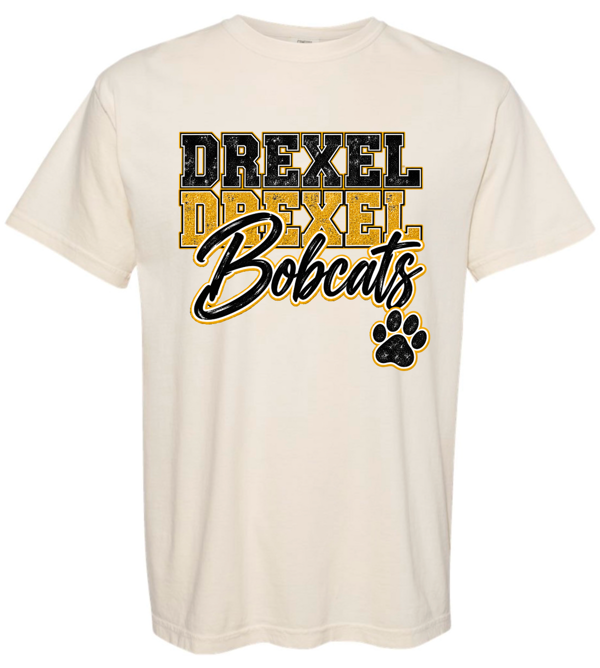 T-Shirt - Ivory - Paw Repeat