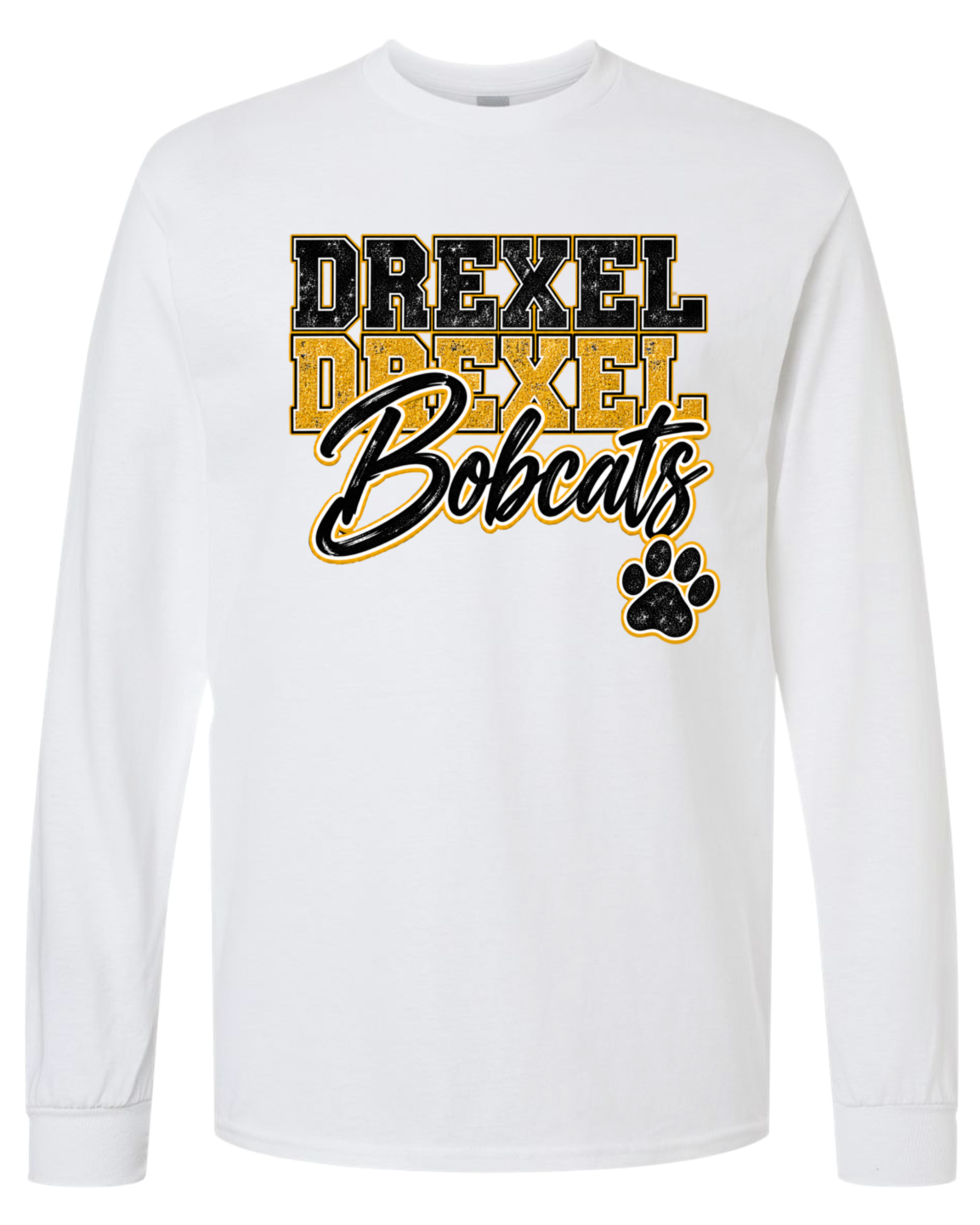 Long Sleeve - White - Paw Repeat