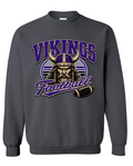 Crew Neck - Charcoal - Viking Retro
