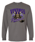 Long Sleeve - Charcoal - Viking Retro