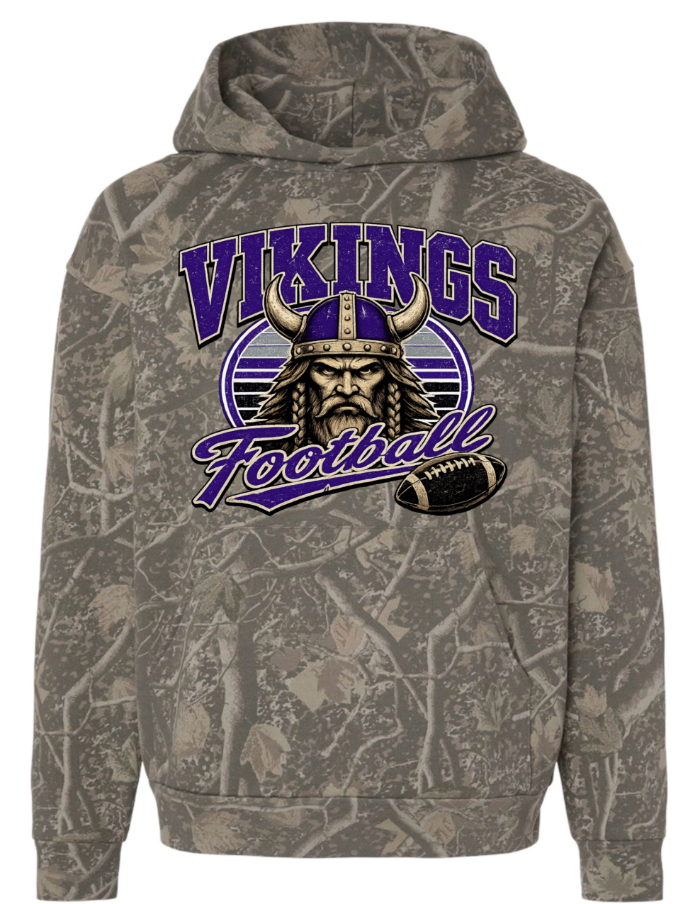 Hoodie - Deadwood - Viking Retro