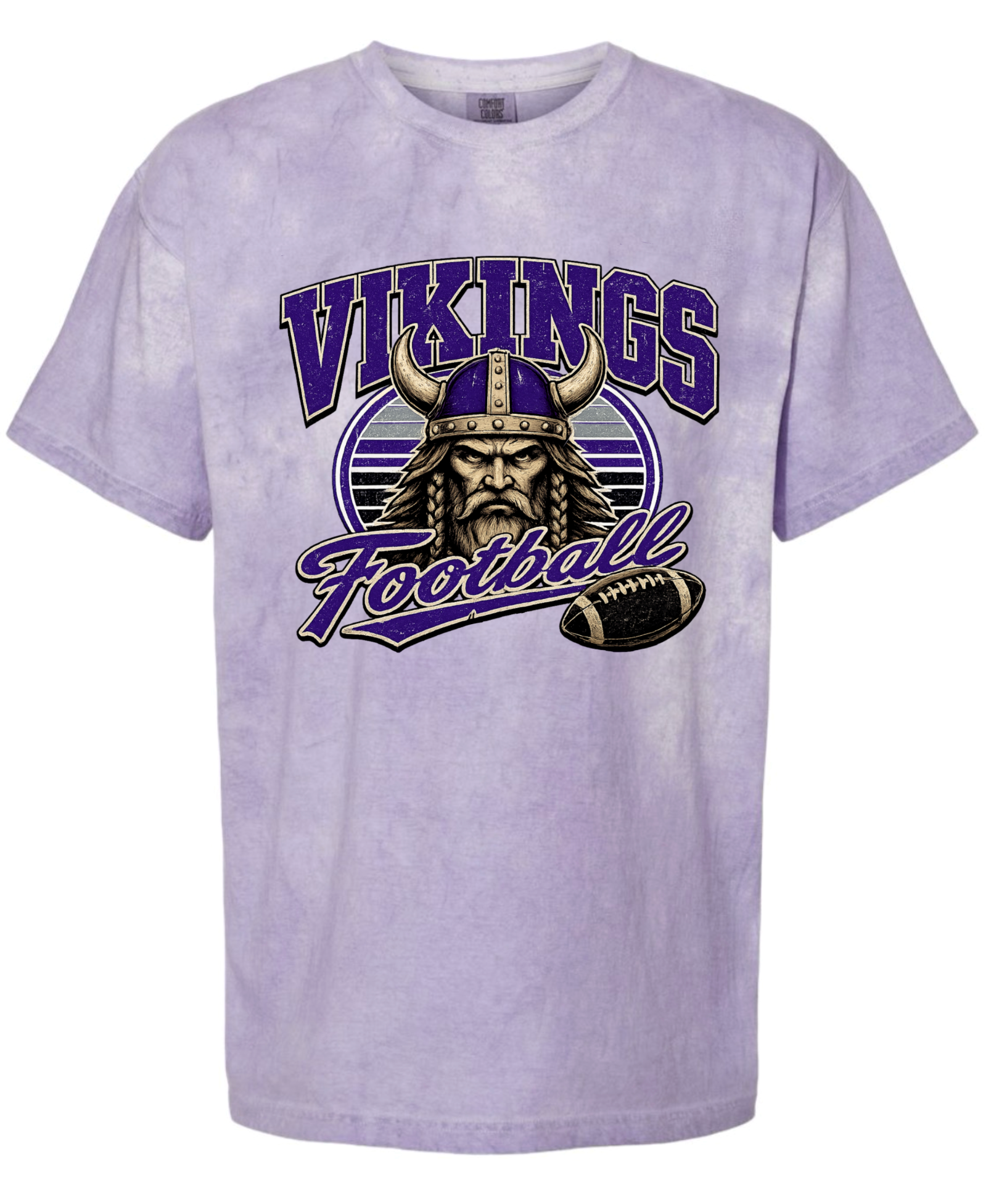 T-Shirt - Purple Smoke - Viking Retro
