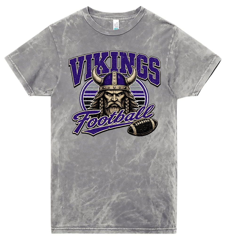 T-Shirt - Silver Acid - Viking Retro
