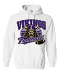 Hoodie - White - Viking Retro