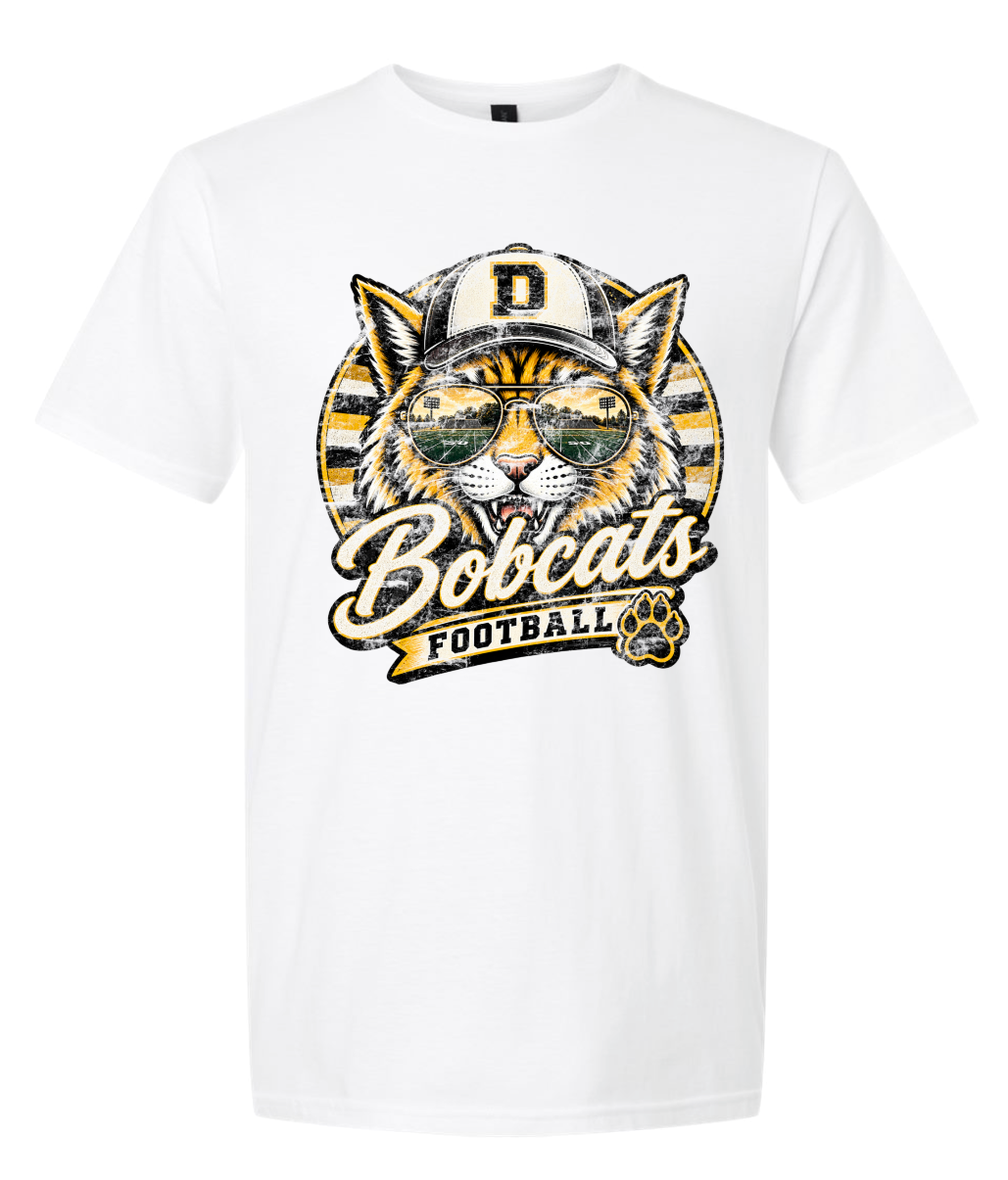 T-Shirt - White - Retro Cat