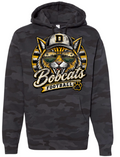 Hoodie - Black Camo - Retro Cat