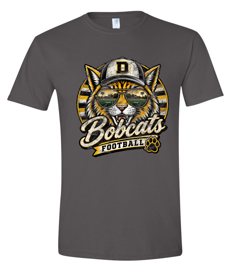 T-Shirt - Charcoal - Retro Cat