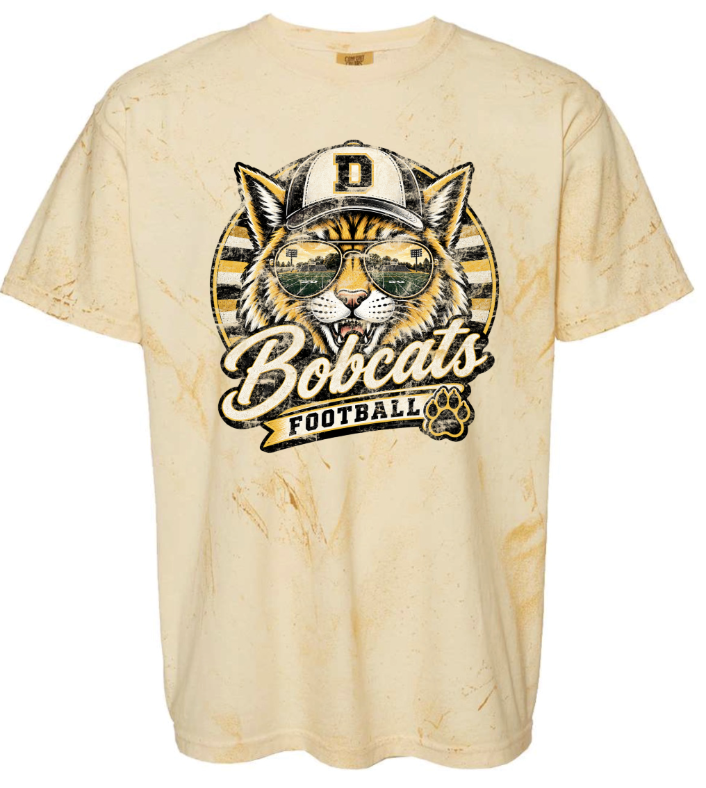 T-Shirt - Gold Smoke - Retro Cat