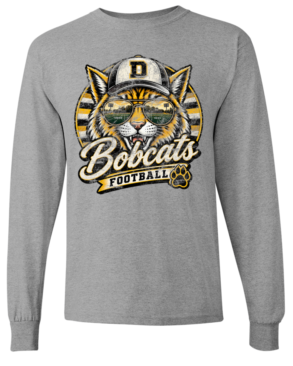Long Sleeve - Sport Grey - Retro Cat