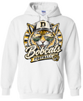 Hoodie - White - Retro Cat