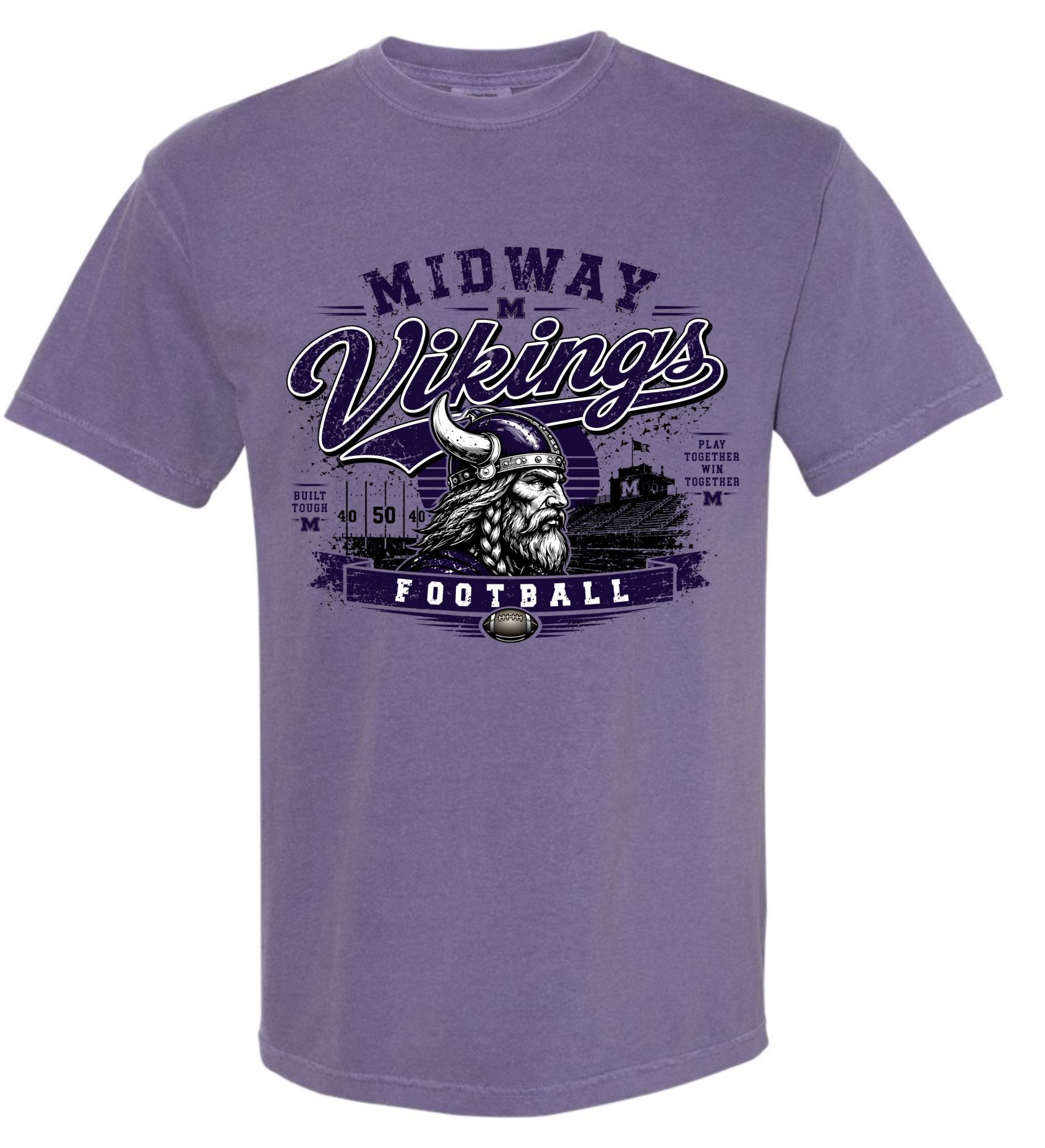 T-Shirt - Grape -  Retro Field
