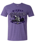 T-Shirt - Heather Purple -  Retro Field