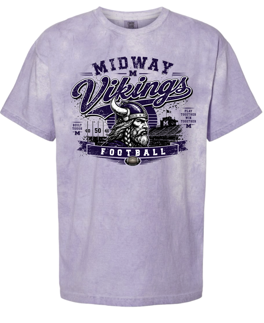 T-Shirt - Purple Smoke - Retro Field
