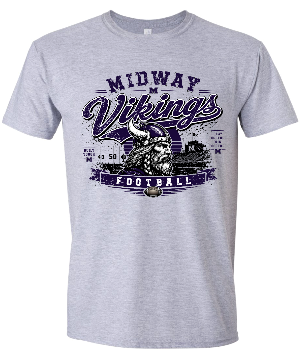 T-Shirt - Sport Grey -  Retro Field