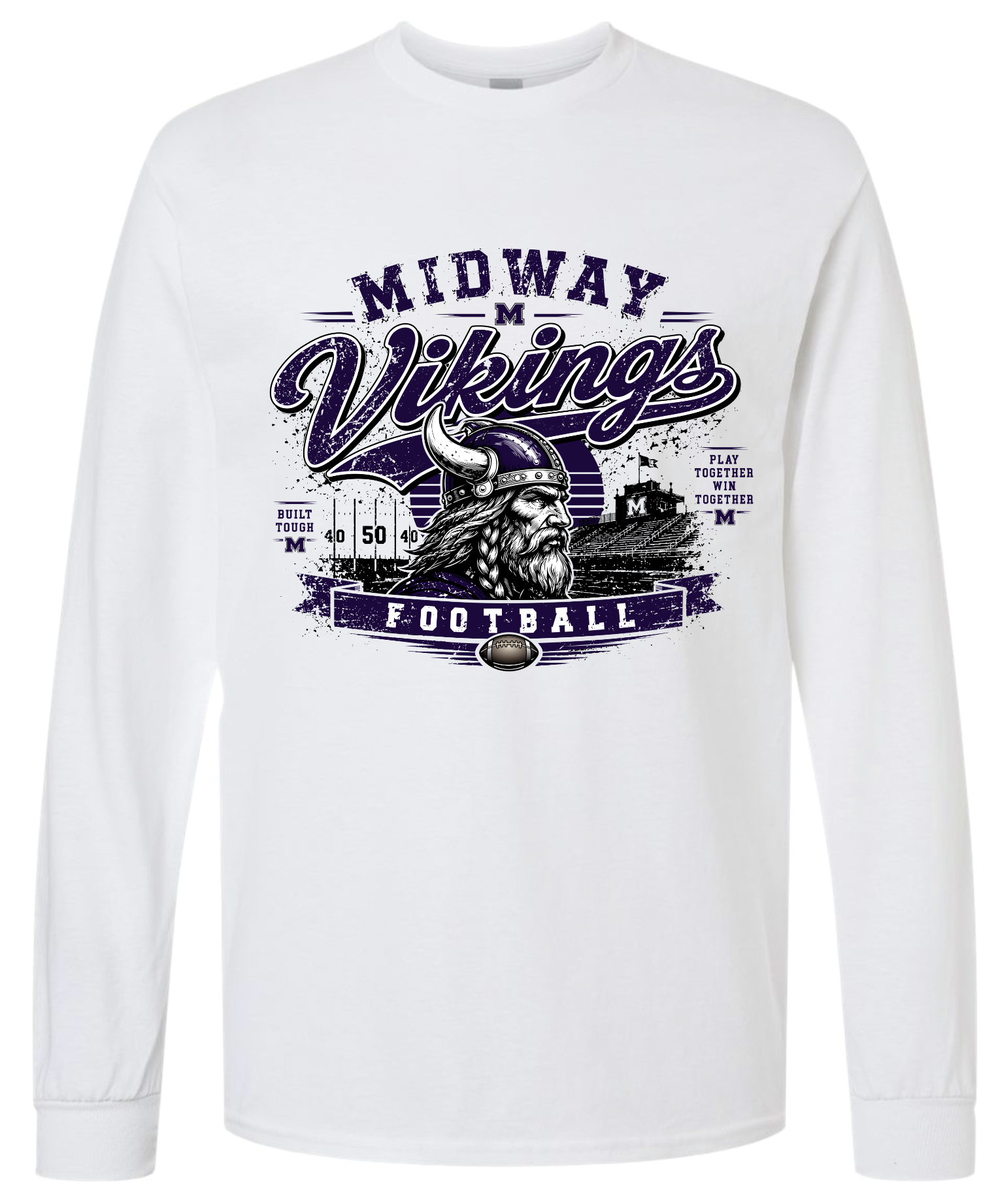 Long Sleeve - White - Retro Field