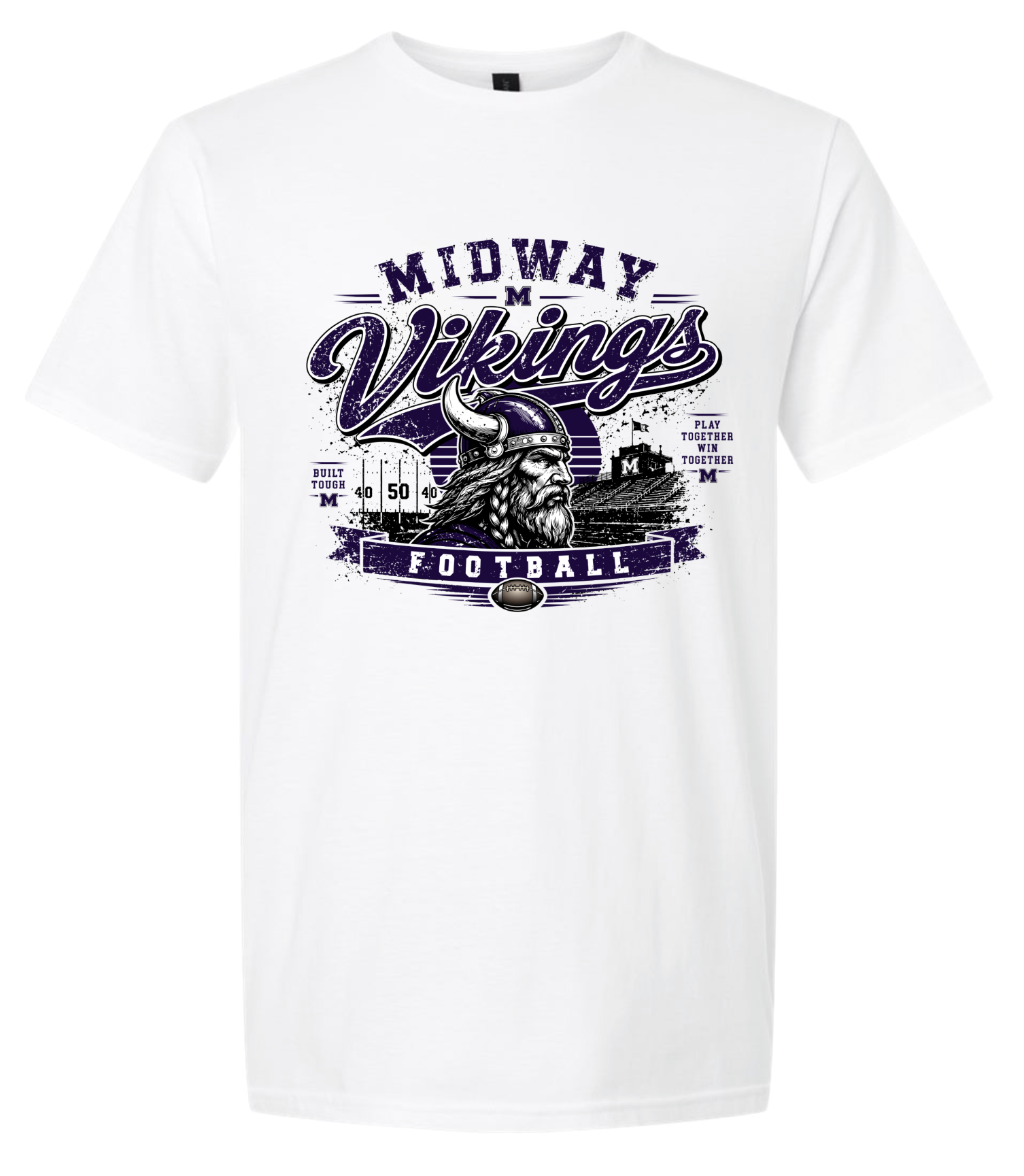T-Shirt - White -  Retro Field