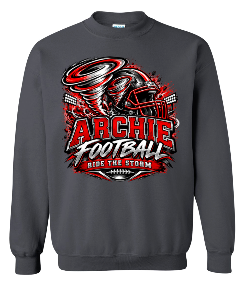 Crew Neck - Charcoal - Ride The Storm