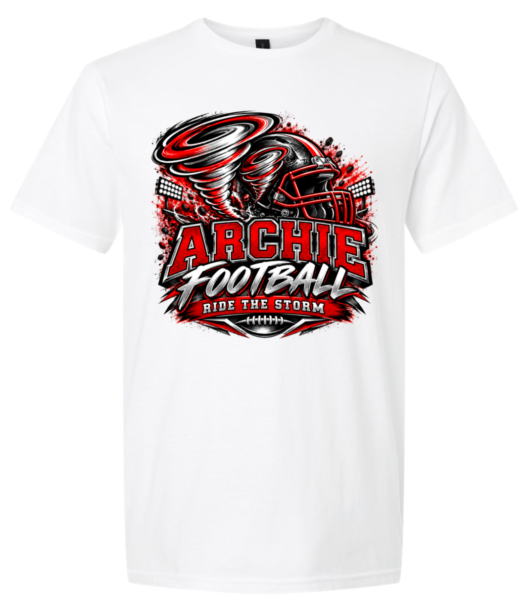 T-Shirt - White - Ride The Storm