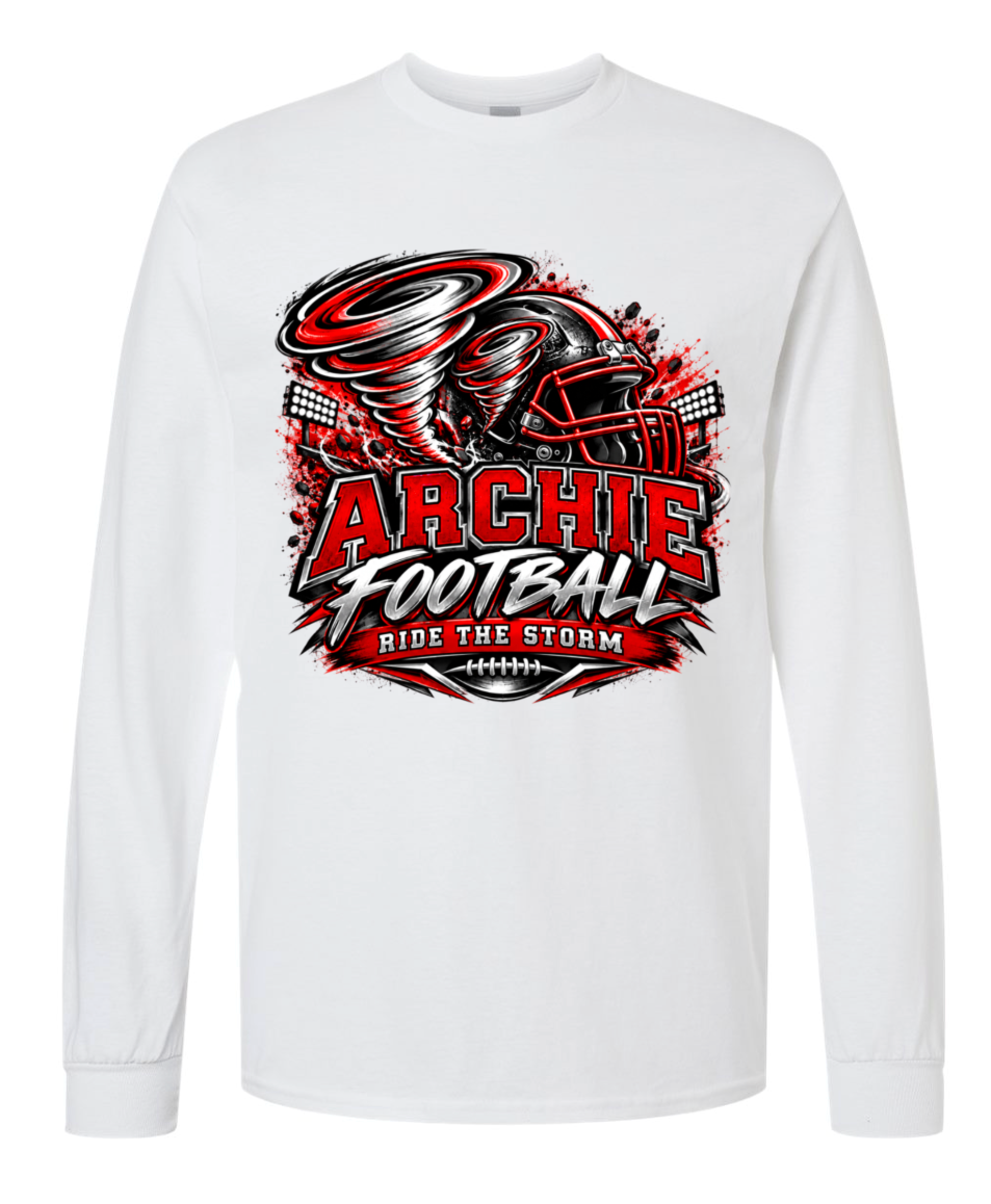 Long Sleeve - White - Ride The Storm